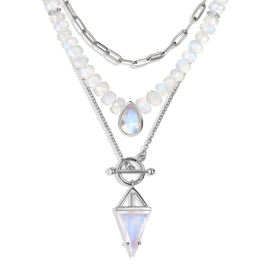 Free Spirit & Heroine T Lock Necklaces & Widelink Chain Moon Magic