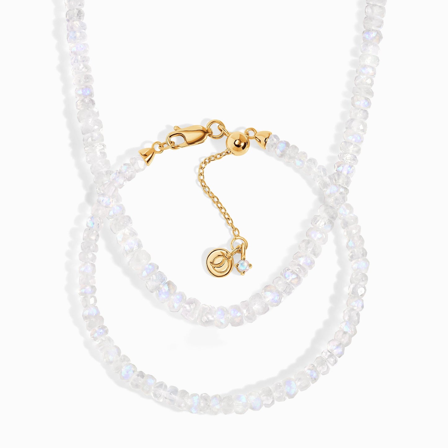Beads Necklace & Bracelet - Moonstone Moon Magic