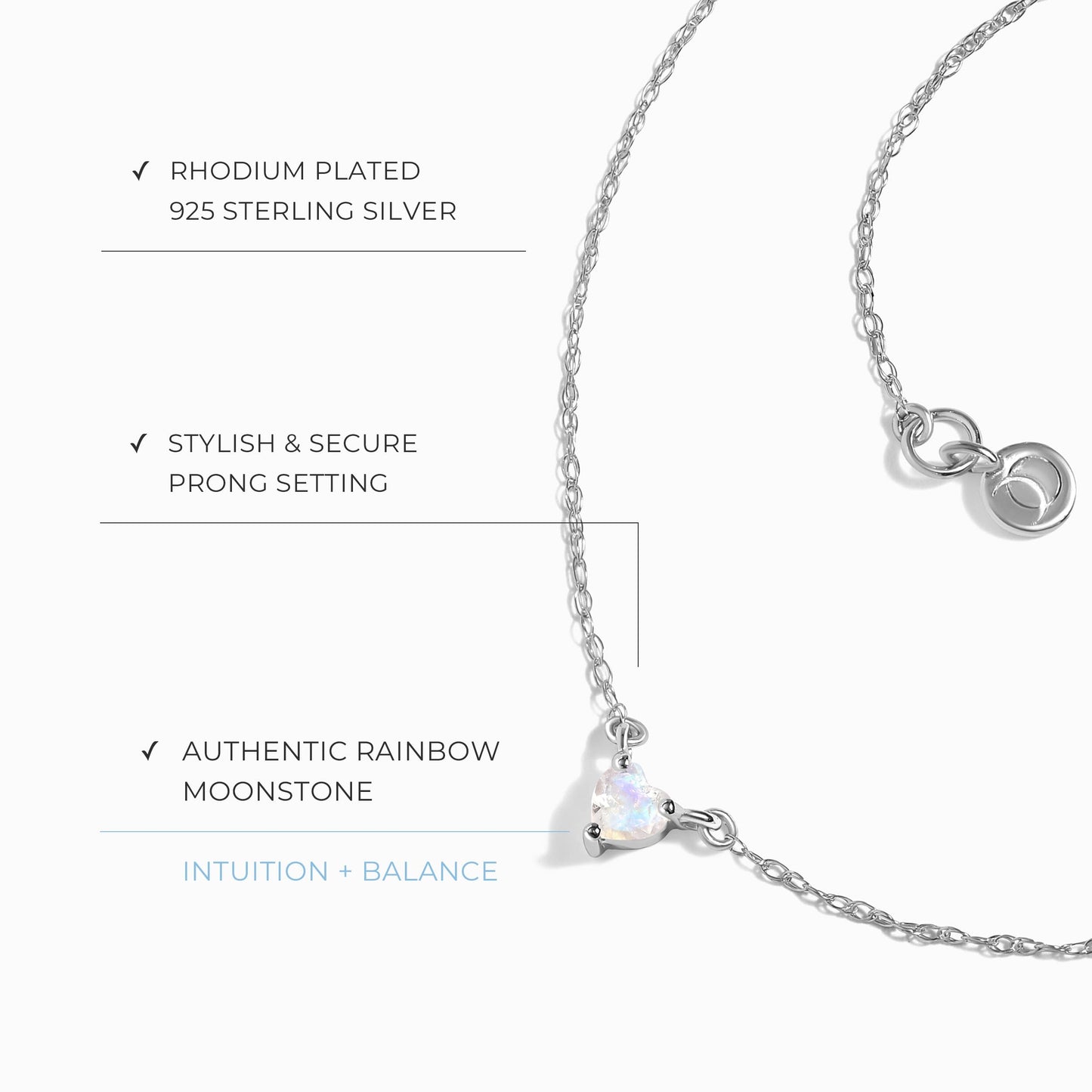 Kids Moonstone Necklace - Love Moon Magic