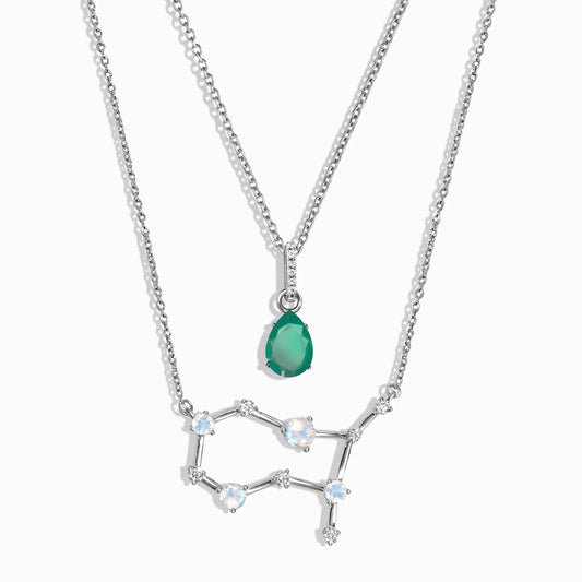 Gemini Zodiac Constellation & Green Onyx Sway Moon Magic