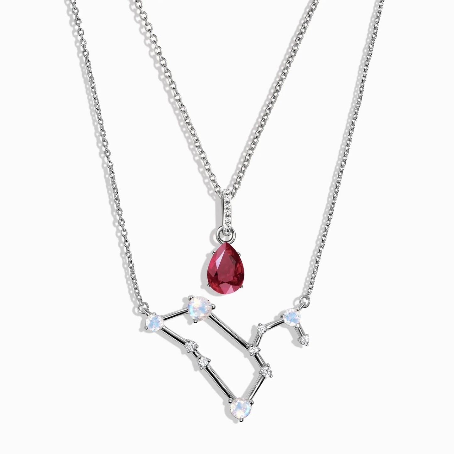 Leo Zodiac Constellation & Ruby Sway Moon Magic