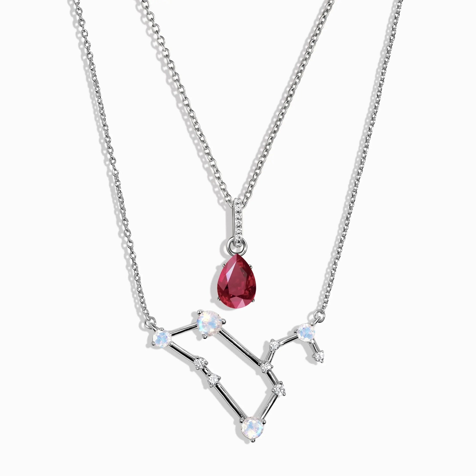 Leo Zodiac Constellation & Ruby Sway Moon Magic