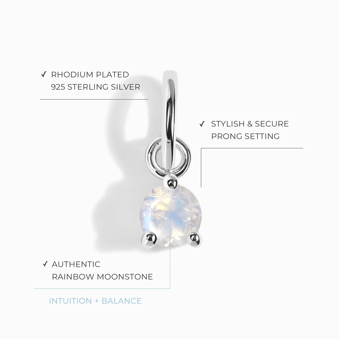 Moonstone Pendant - Little Gem Moon Magic