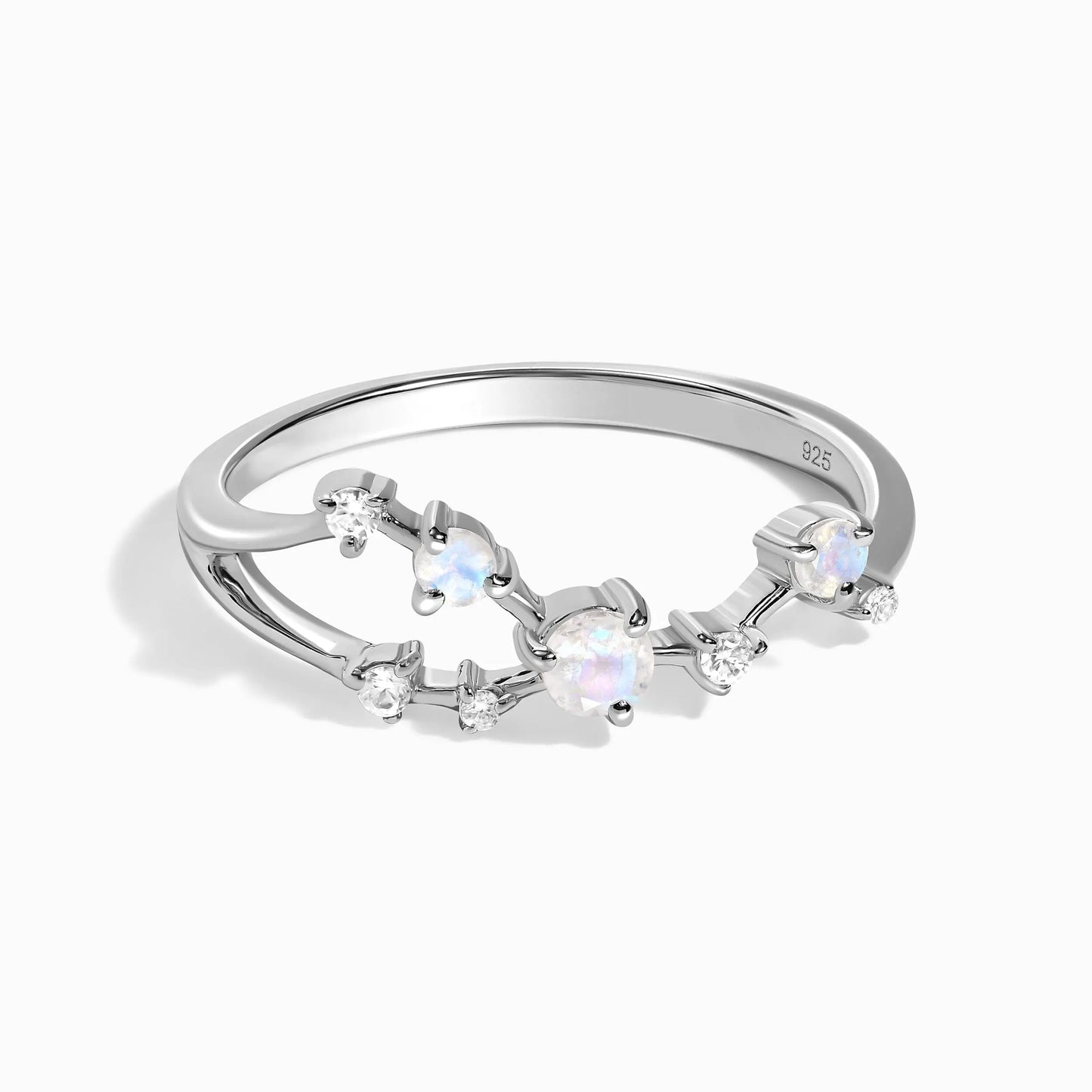 Moonstone Ring - Taurus Zodiac Constellation Moon Magic