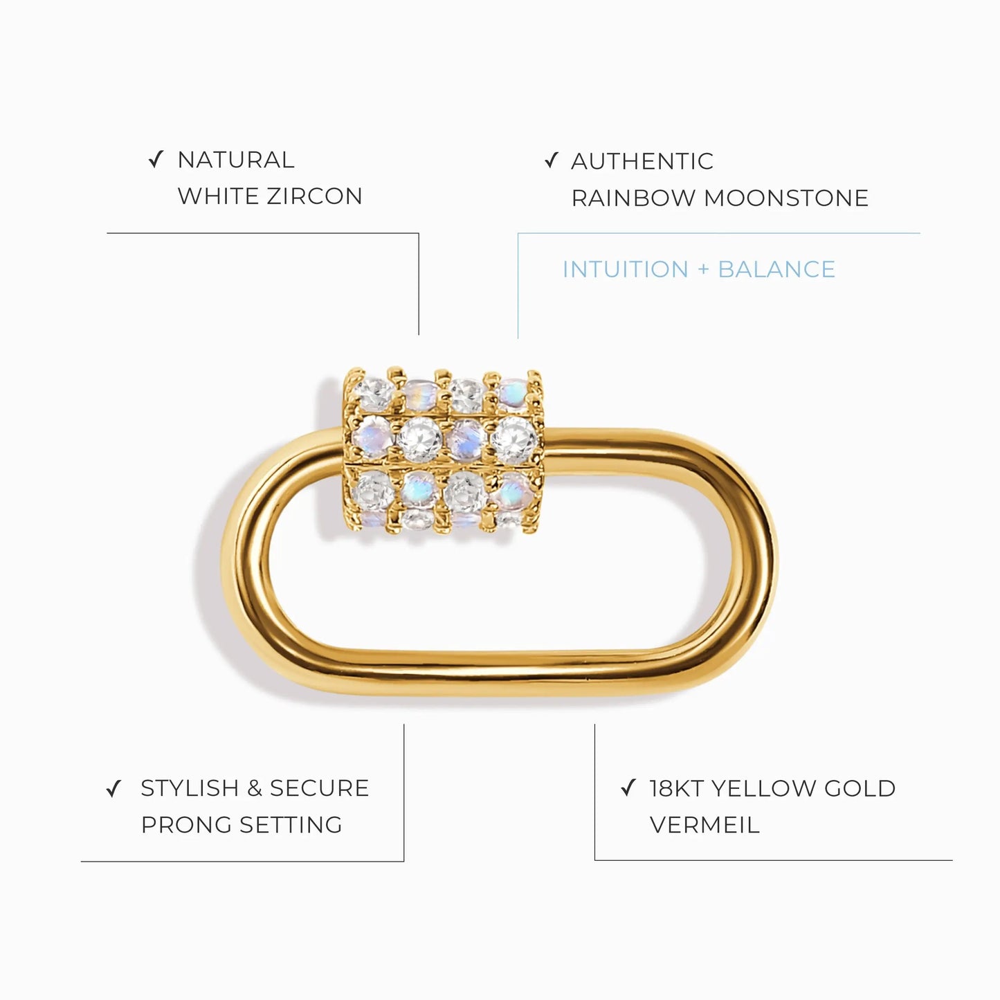 Carabiner Lock - Illuminated Moon Magic