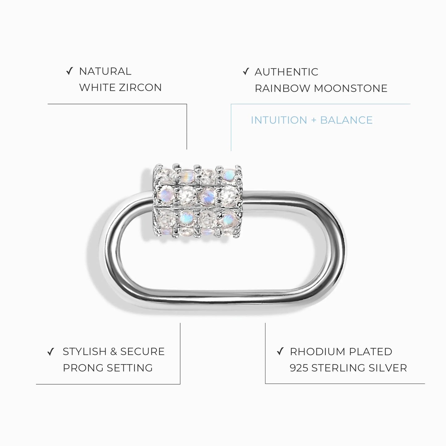 Carabiner Lock - Illuminated Moon Magic