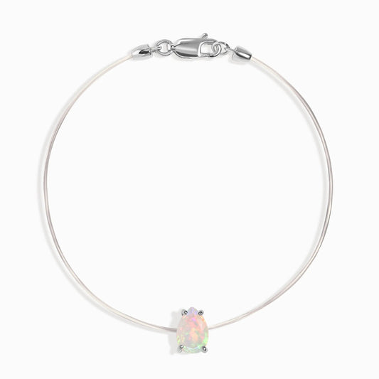 Opal Bracelet Floating Sway - October Birthstone Moon Magic