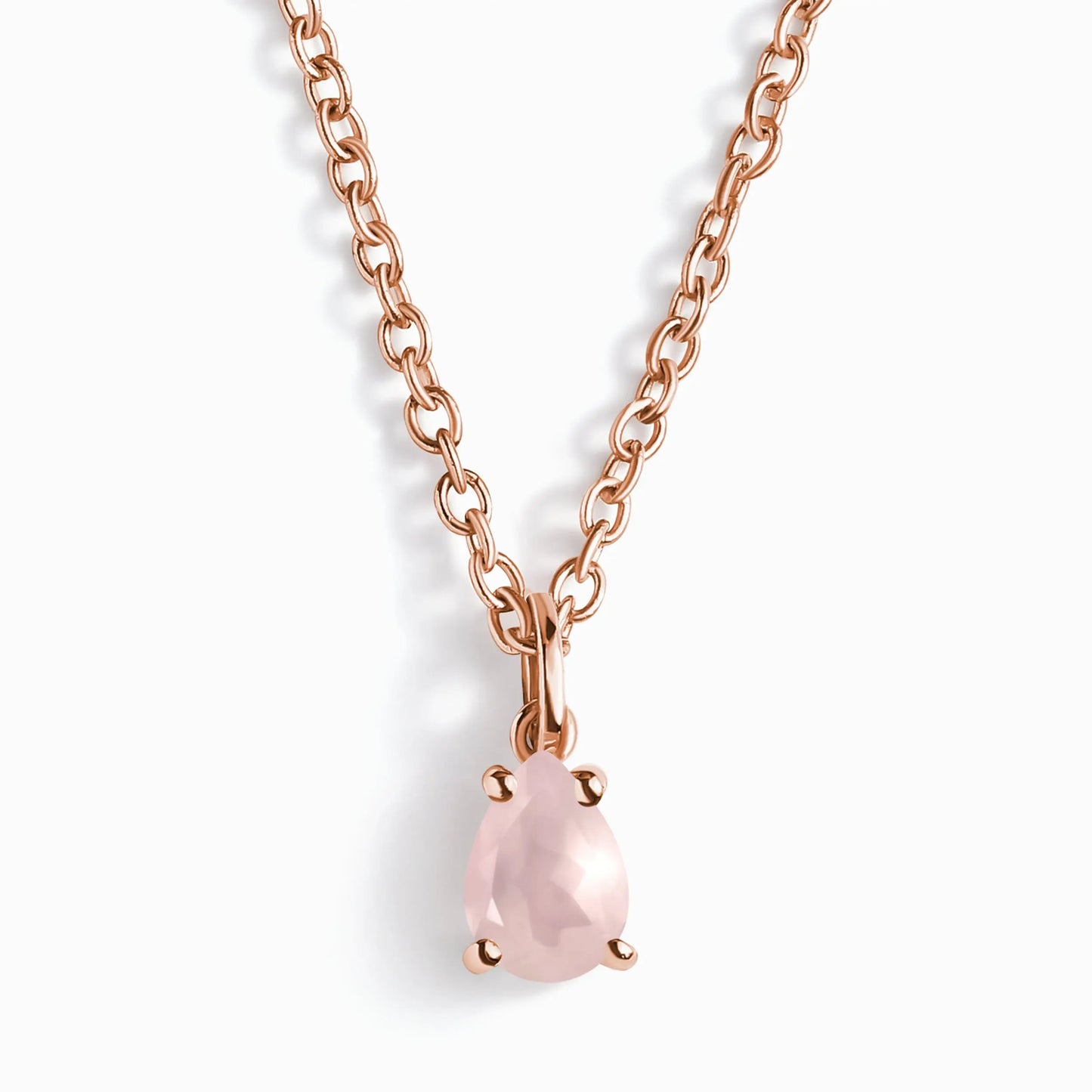 Rose Quartz Necklace - Worthiness Moon Magic
