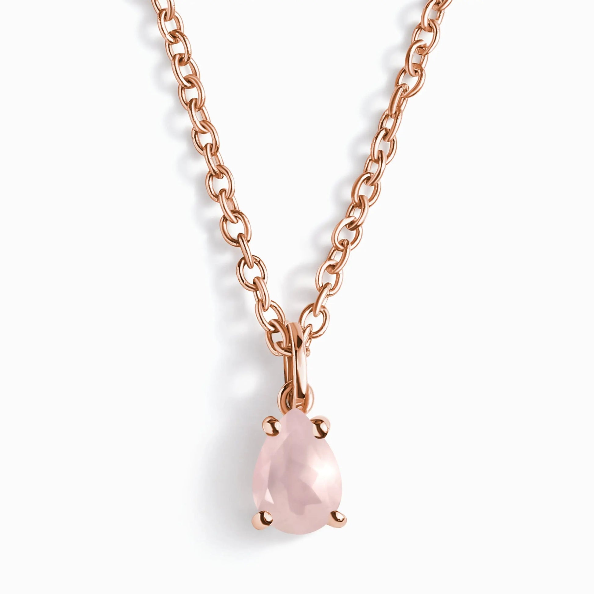 Rose Quartz Necklace - Worthiness Moon Magic