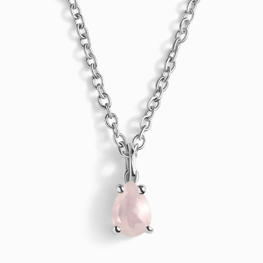 Rose Quartz Necklace - Worthiness Moon Magic