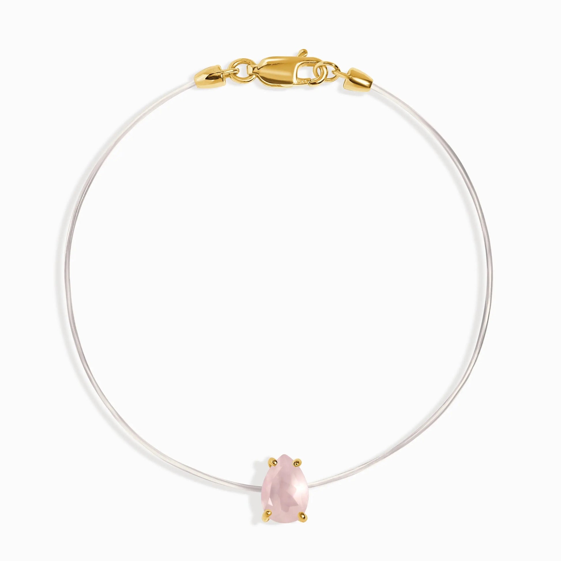 Rose Quartz Bracelet - Floating Sway Moon Magic