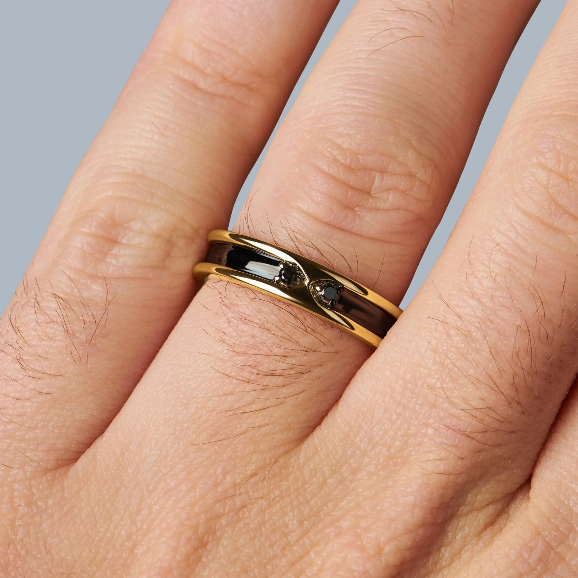 Black Onyx Unisex Ring - Individualist Moon Magic