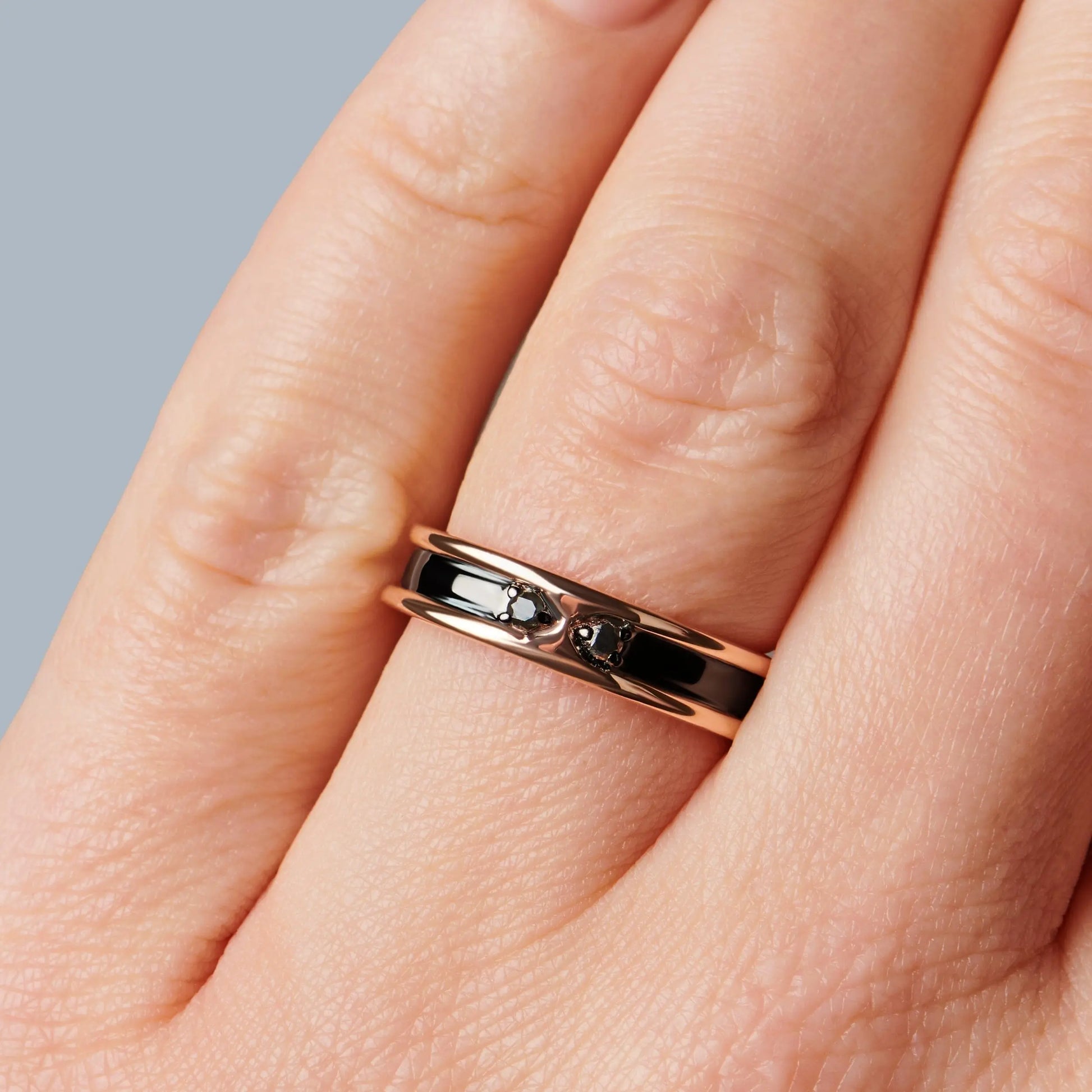 Black Onyx Unisex Ring - Individualist Moon Magic