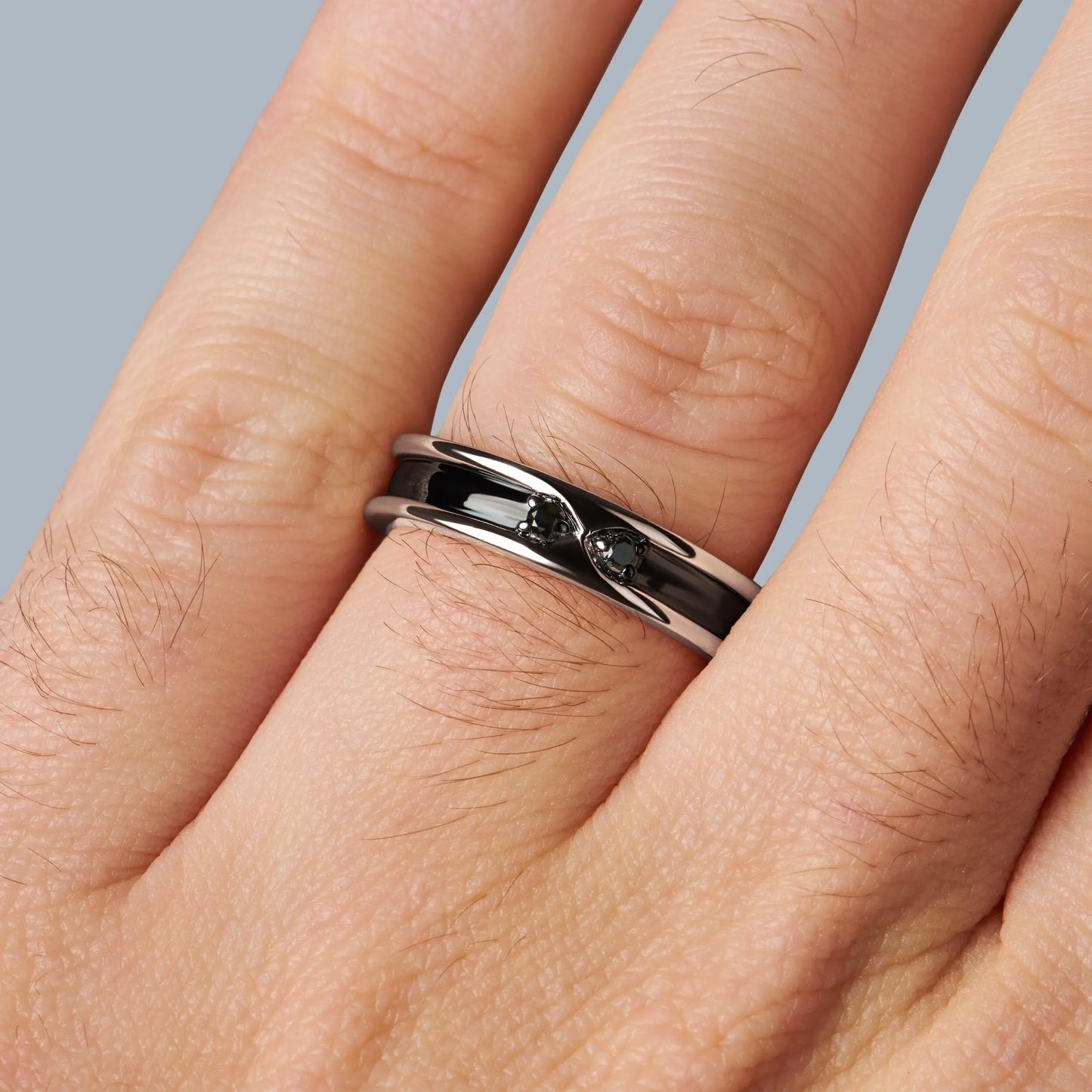 Black Onyx Unisex Ring - Individualist Moon Magic