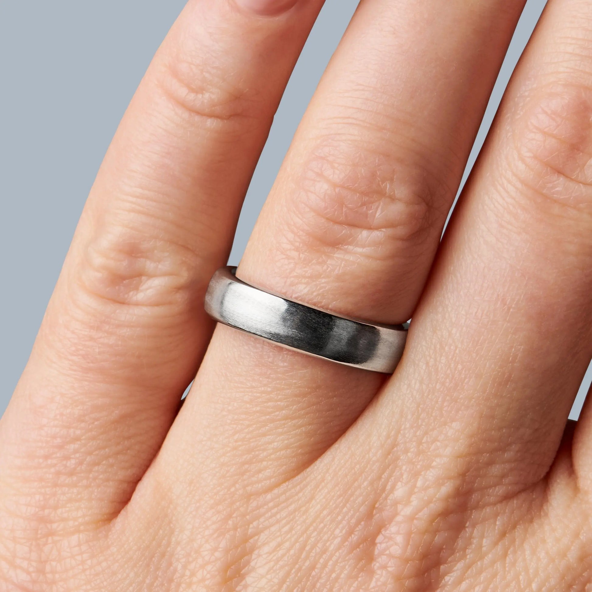 White Zircon Unisex Ring - Mysterious Moon Magic