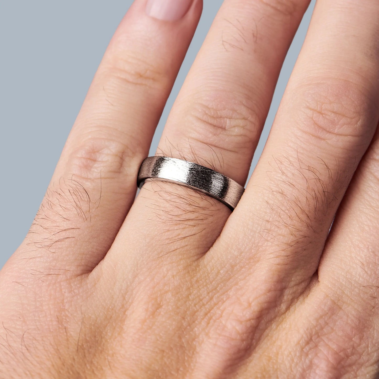 White Zircon Unisex Ring - Mysterious Moon Magic
