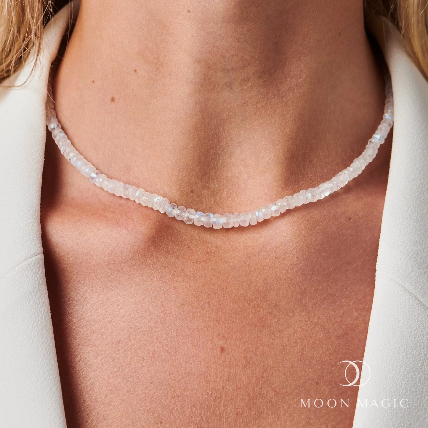 Beads Necklace - Moonstone Moon Magic