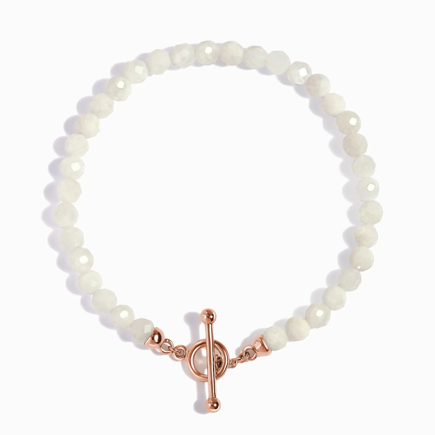 White Moonstone T-Lock Beads Bracelet - Raise Your Vibrations Moon Magic