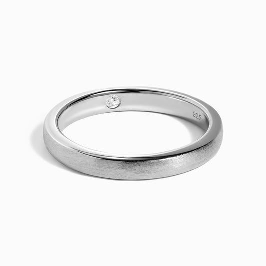 White Zircon Unisex Ring - Unexpected Moon Magic