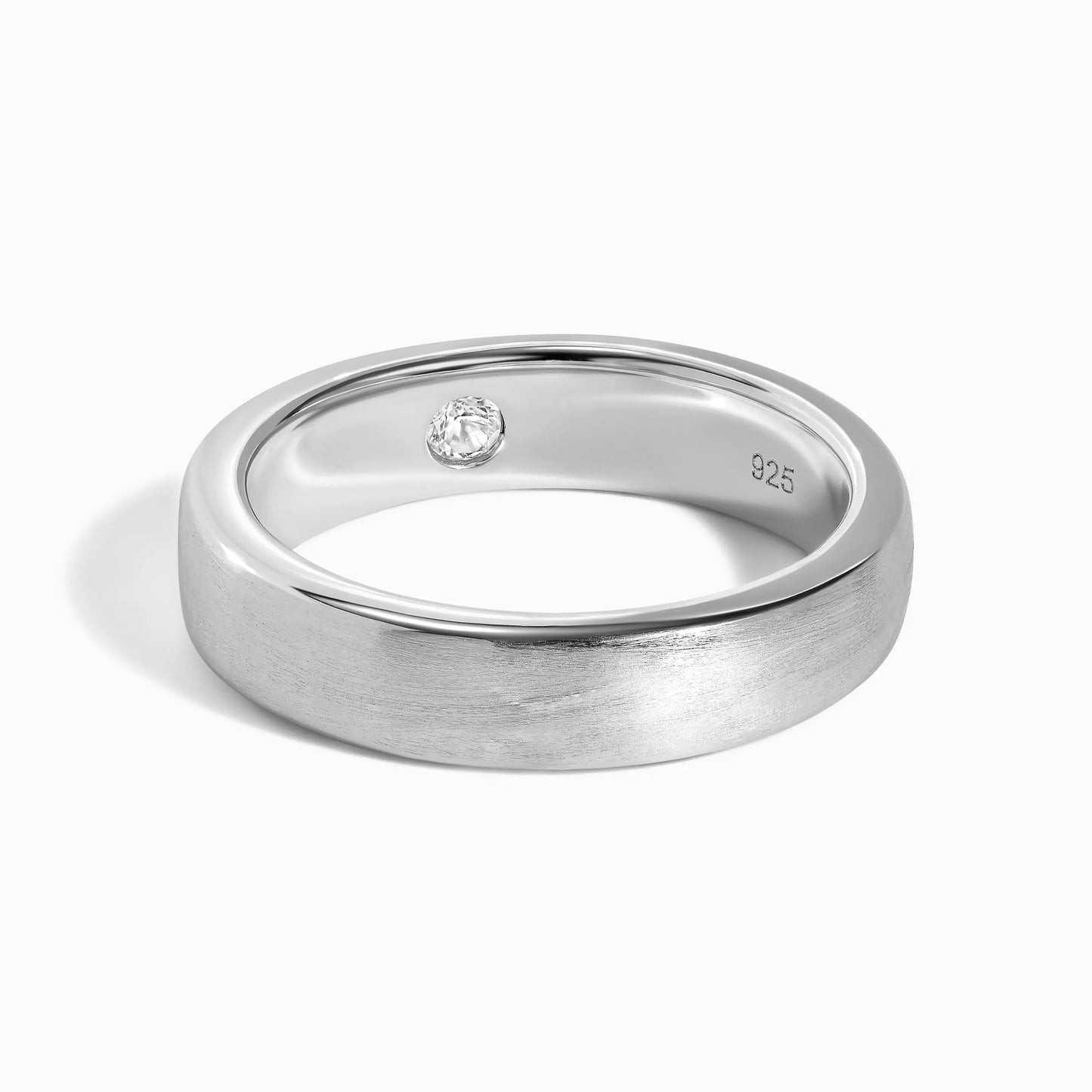 White Zircon Unisex Ring - Mysterious Moon Magic