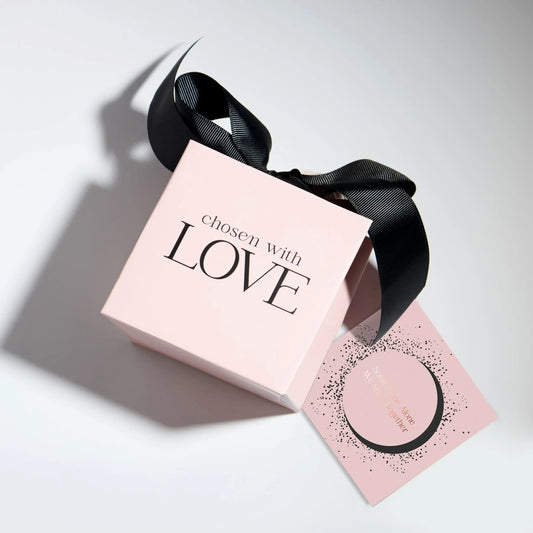 Pink Gift Bag & Black Gift Card Set - Large Moon Magic