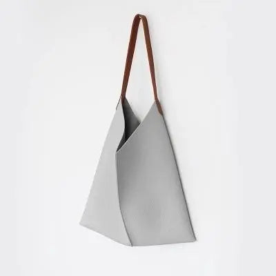 Soft PU Leather Crossbody Tote Bag | Minimalist Tote Bag Gifts for Designers