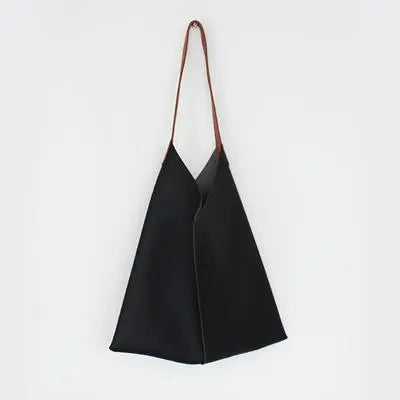 Soft PU Leather Crossbody Tote Bag | Minimalist Tote Bag Gifts for Designers