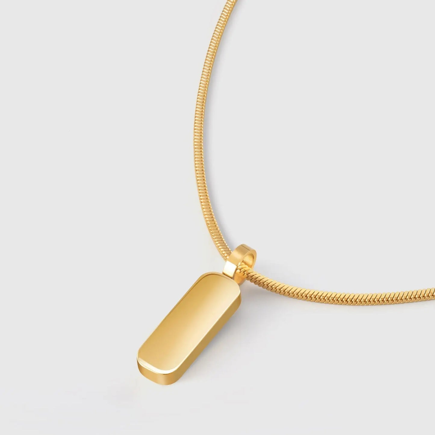 Minimal Pendant & Square Chain Sylvian Grant