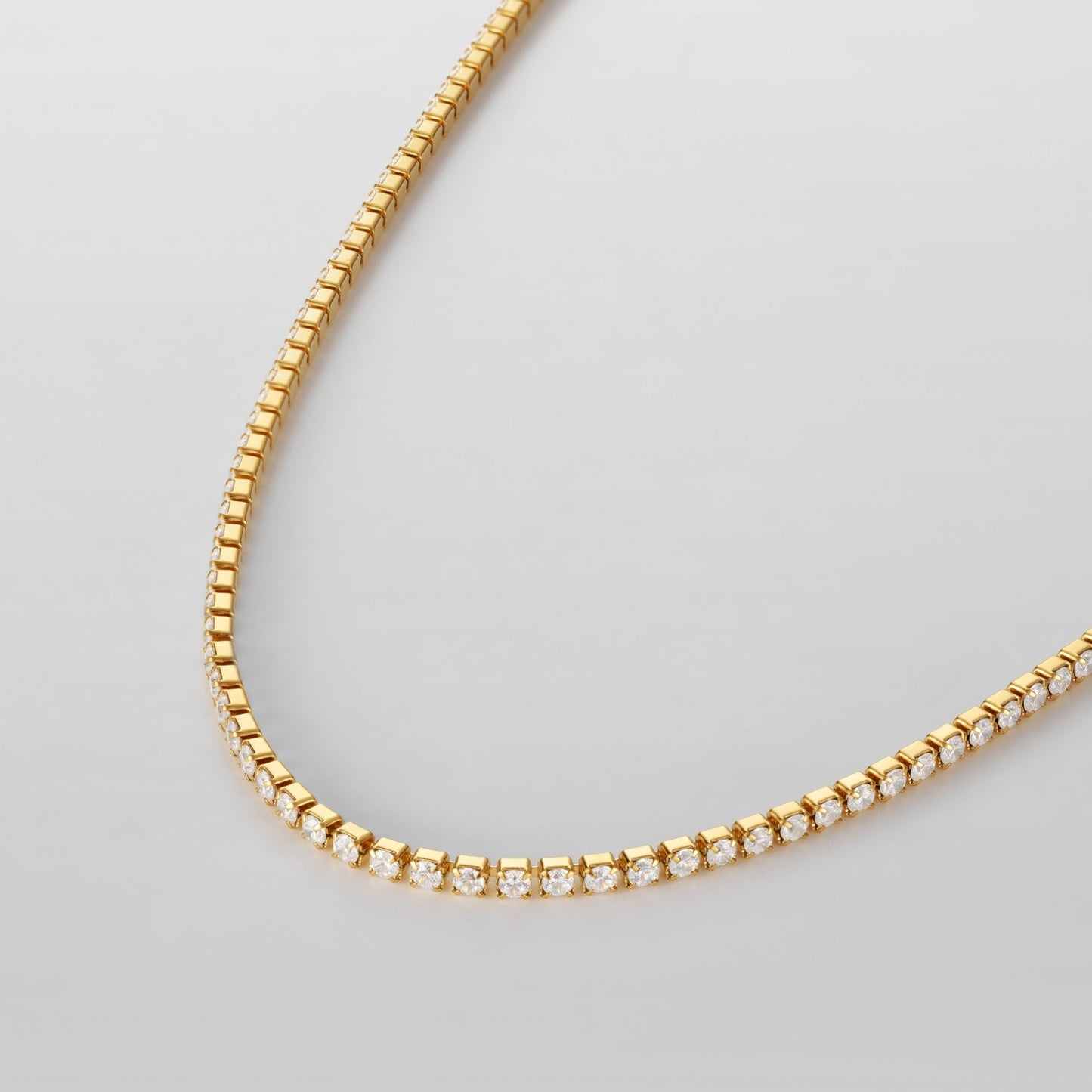 Minimal Tennis Necklace