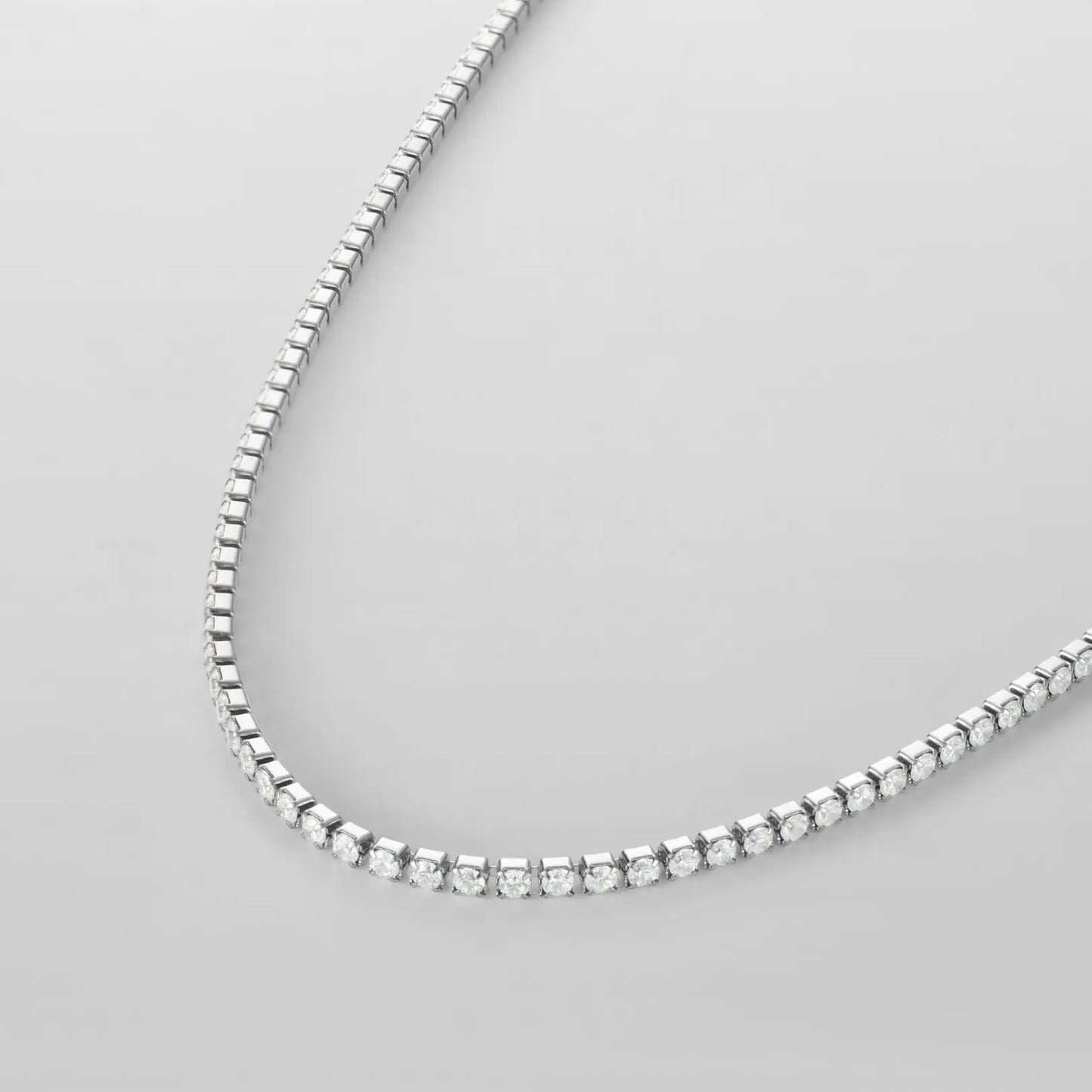 Minimal Tennis Necklace Sylvian Grant