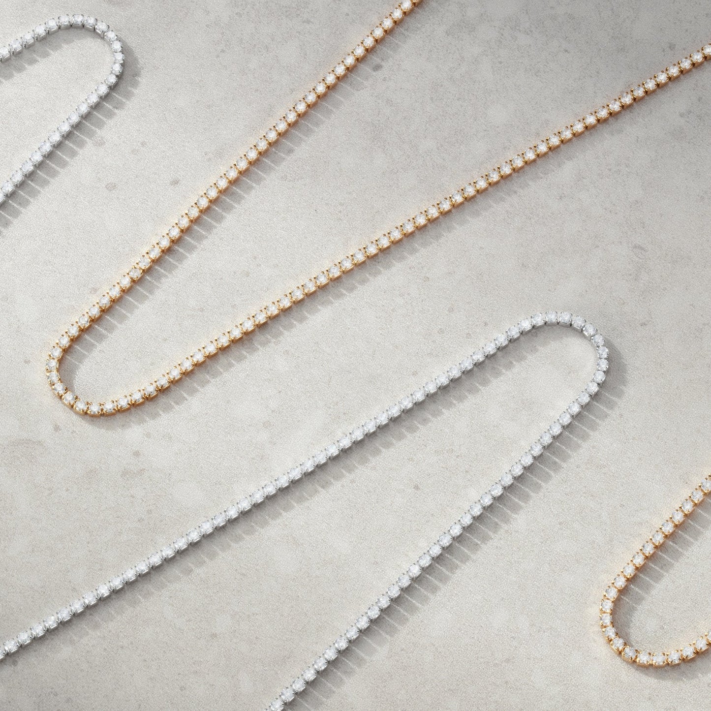 Minimal Tennis Necklace