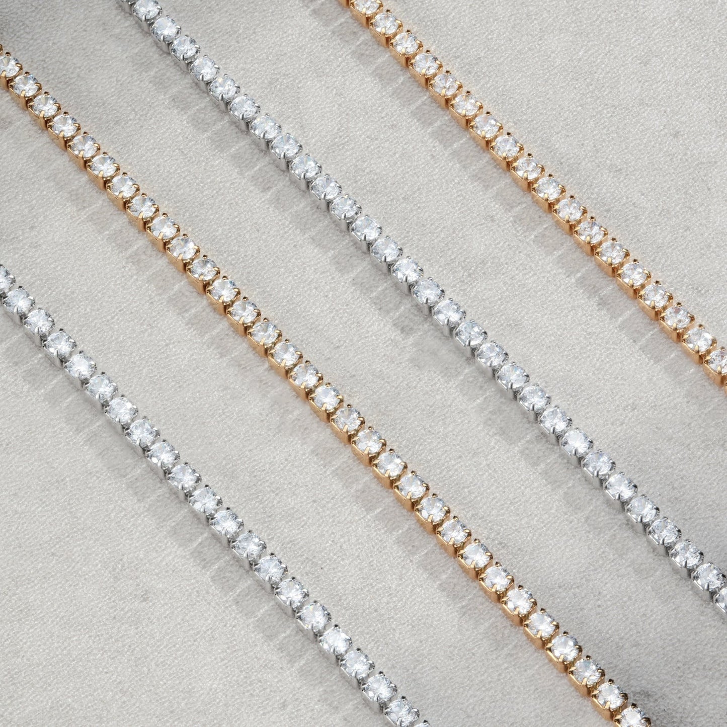 Minimal Tennis Bracelet Sylvian Grant