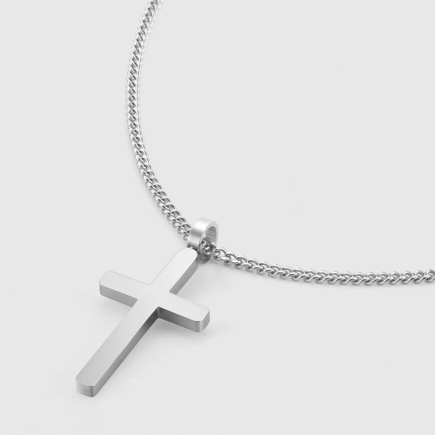 Classic Cross & Curb Chain Sylvian Grant
