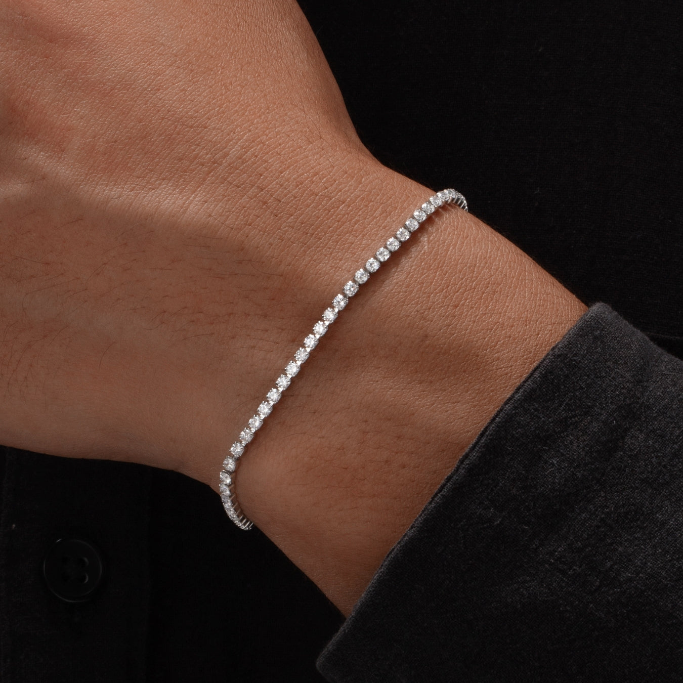Minimal Tennis Bracelet