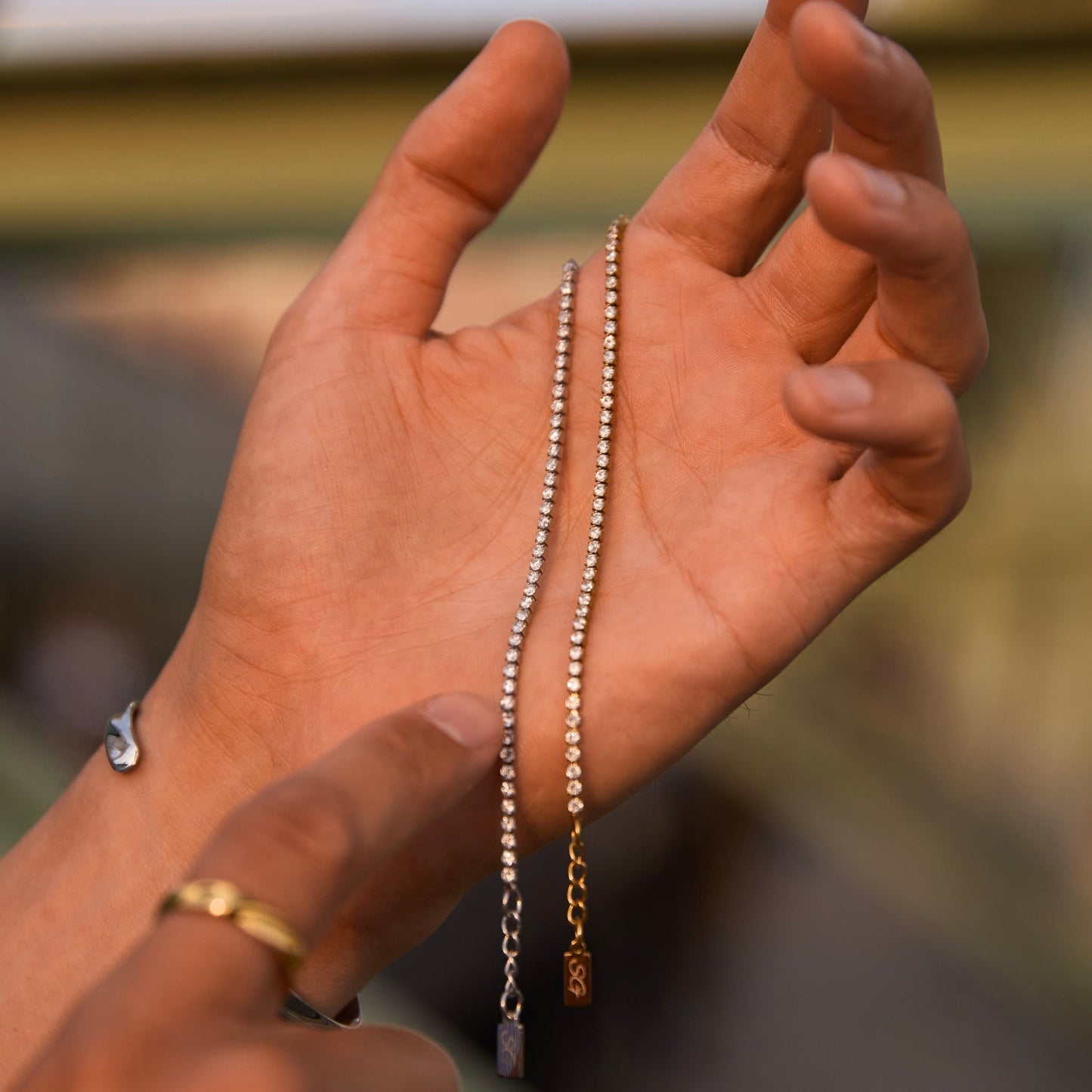 Minimal Tennis Bracelet Sylvian Grant