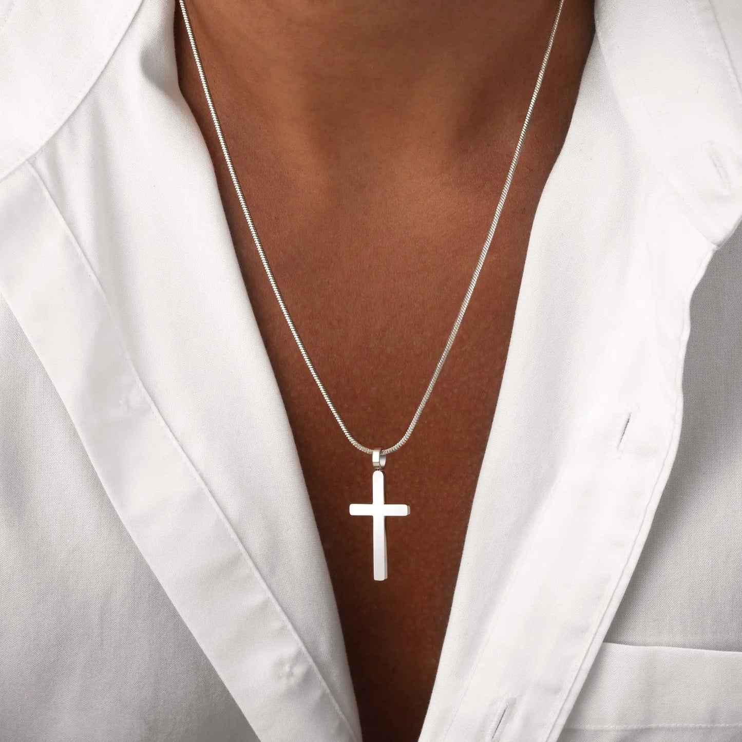 Classic Cross & Square Chain Sylvian Grant