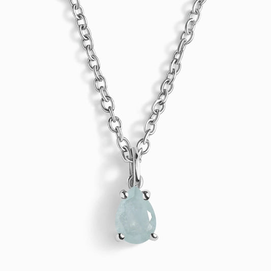 Aquamarine Necklace - Fearlessness Moon Magic