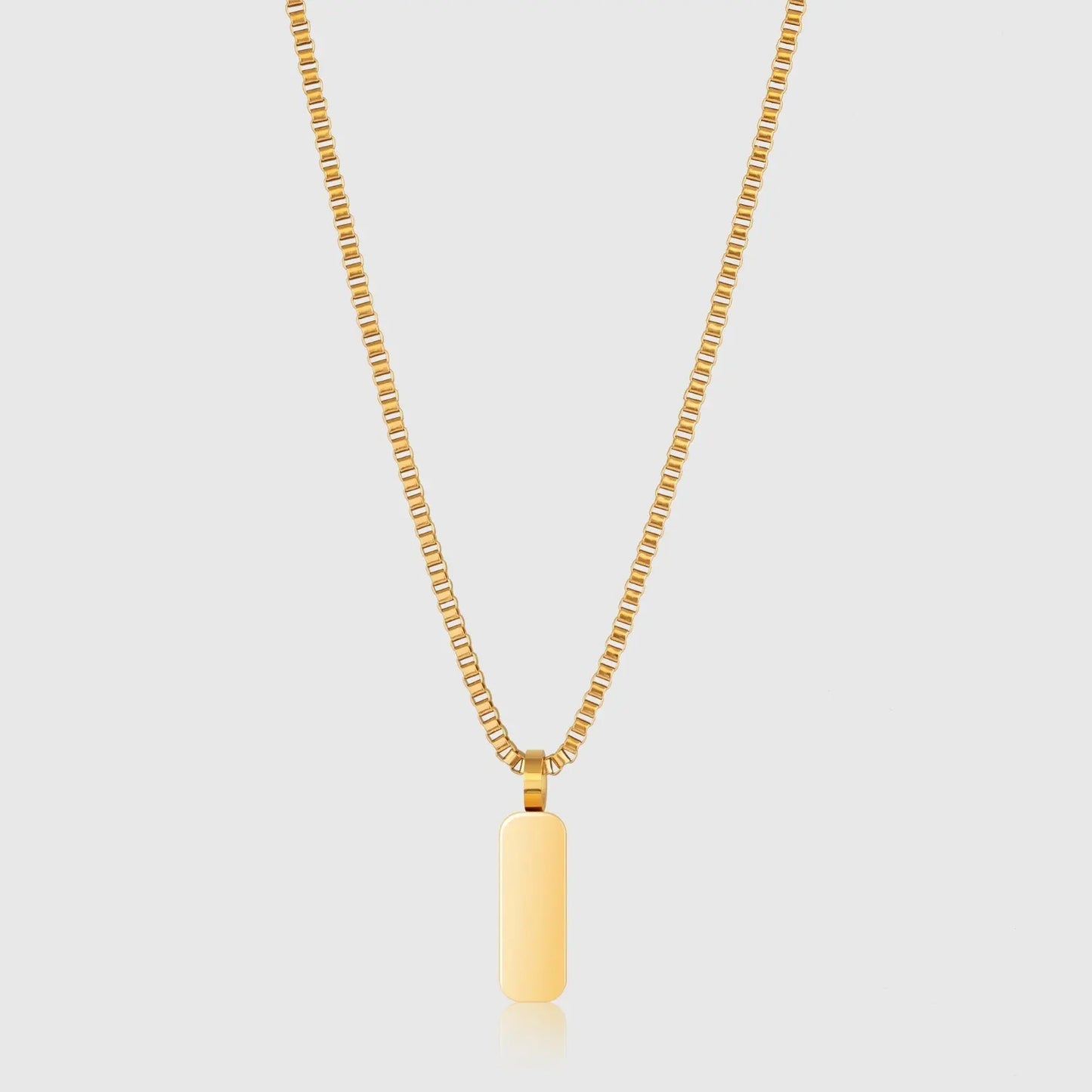 Minimal Pendant & Box Chain Sylvian Grant