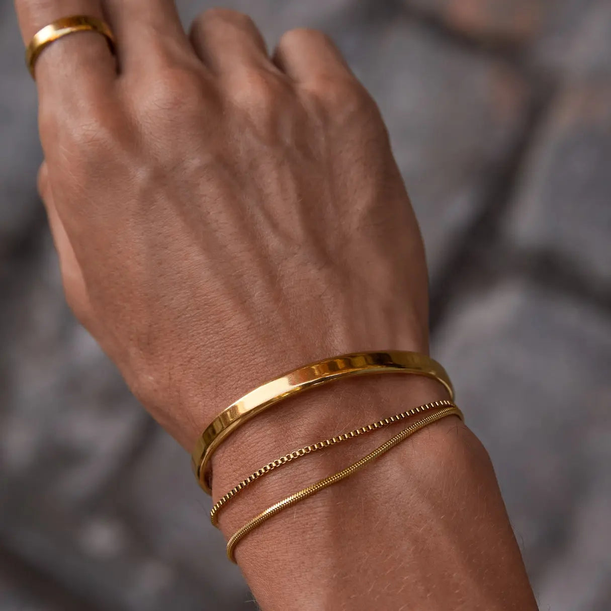 Minimal Square Bracelet Sylvian Grant