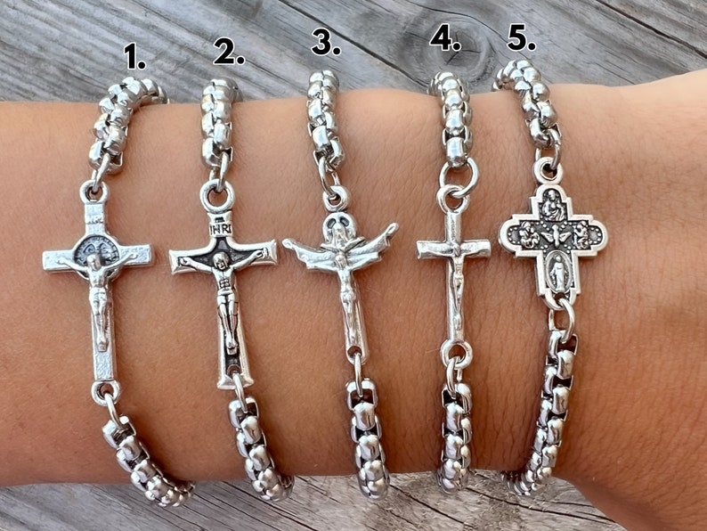 Catholic Cross Medal Bracelet Starymagic