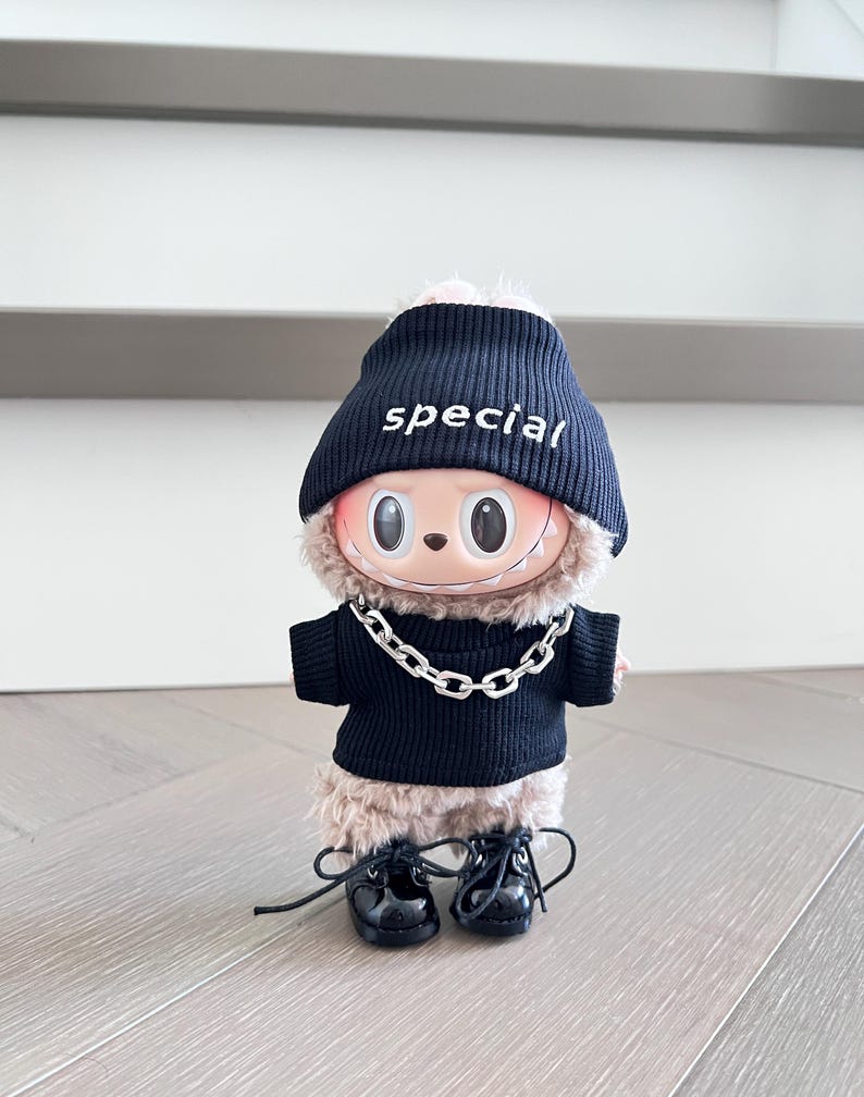 Adorable Winter Fashion vs Pop Star outfit for your Labubu (Fit both Macaron and Have a seat) Starymagic