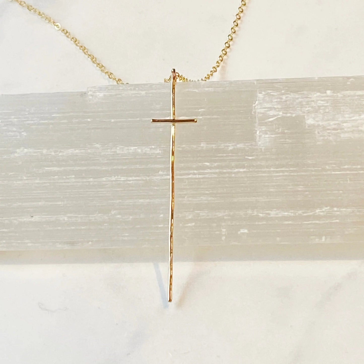 Modern cross necklace Starymagic