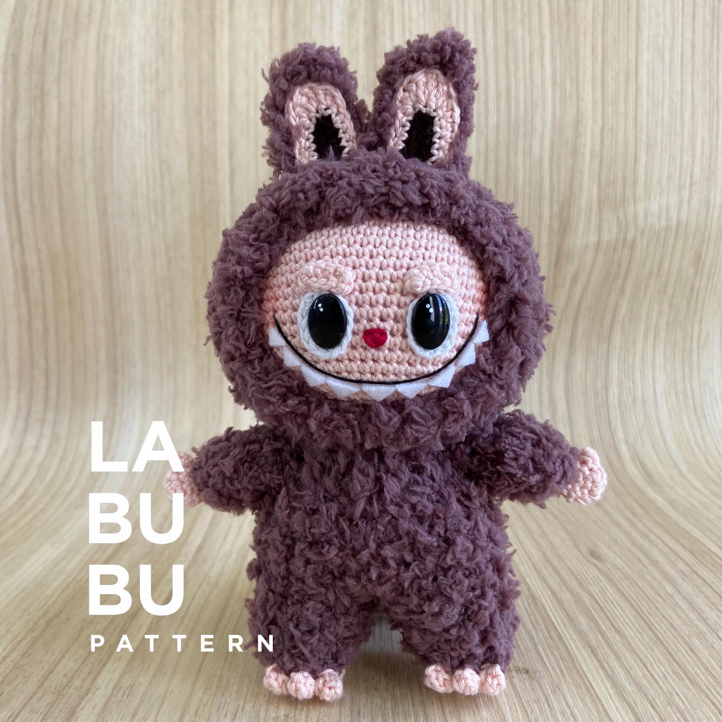 Labubu Crochet Pattern (PDF) Amigurumi Bagcharm Starymagic
