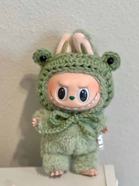 Crochet Frog Labubu Hat Accessory Clothing Starymagic