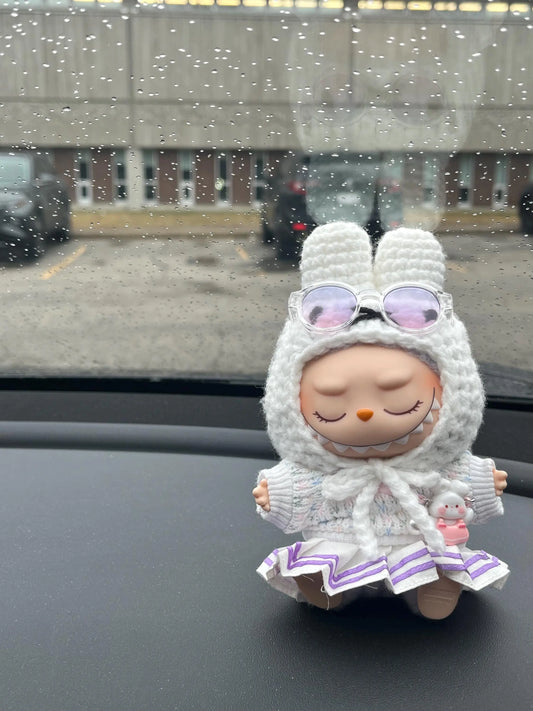 Crochet Labubu MiffyPochaccoStrawberryMy Melody Hat Starymagic