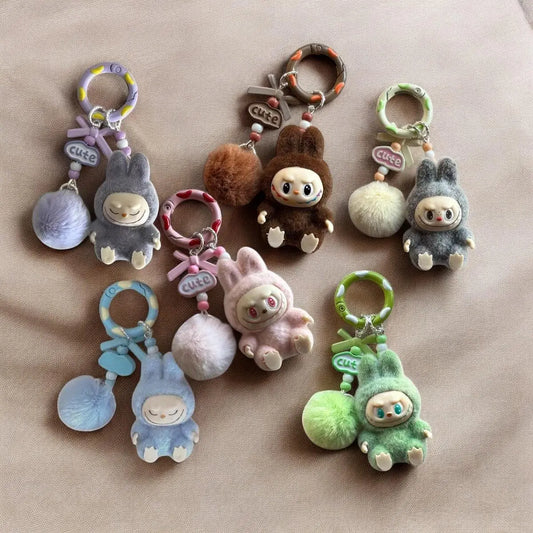 Cute Labubu Keychain & Bag Charm Starymagic