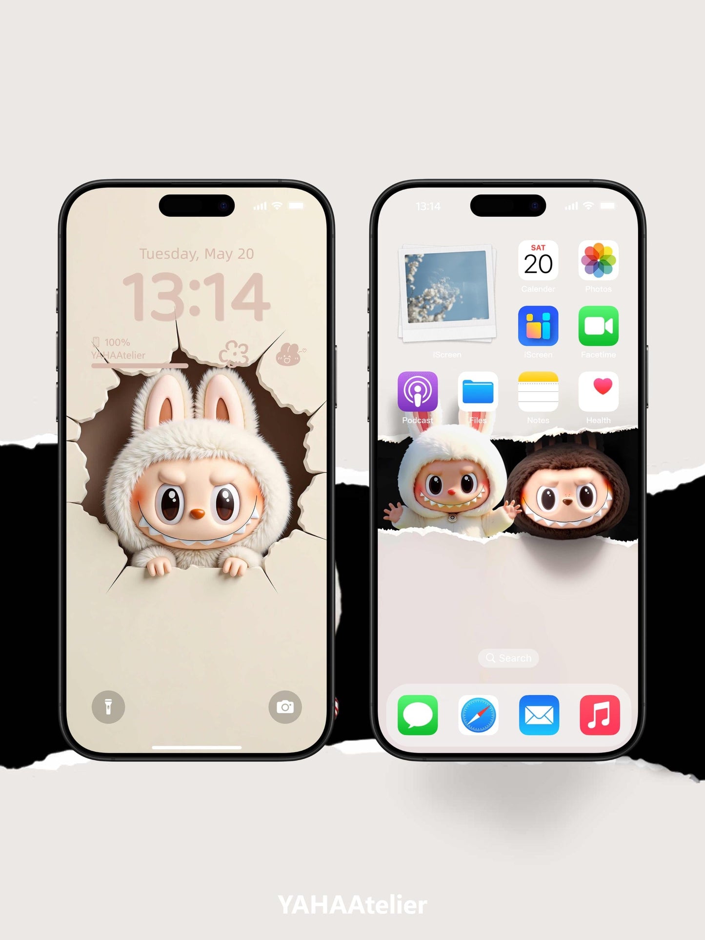 Labubu Forest Wallpaper Set #003 Starymagic