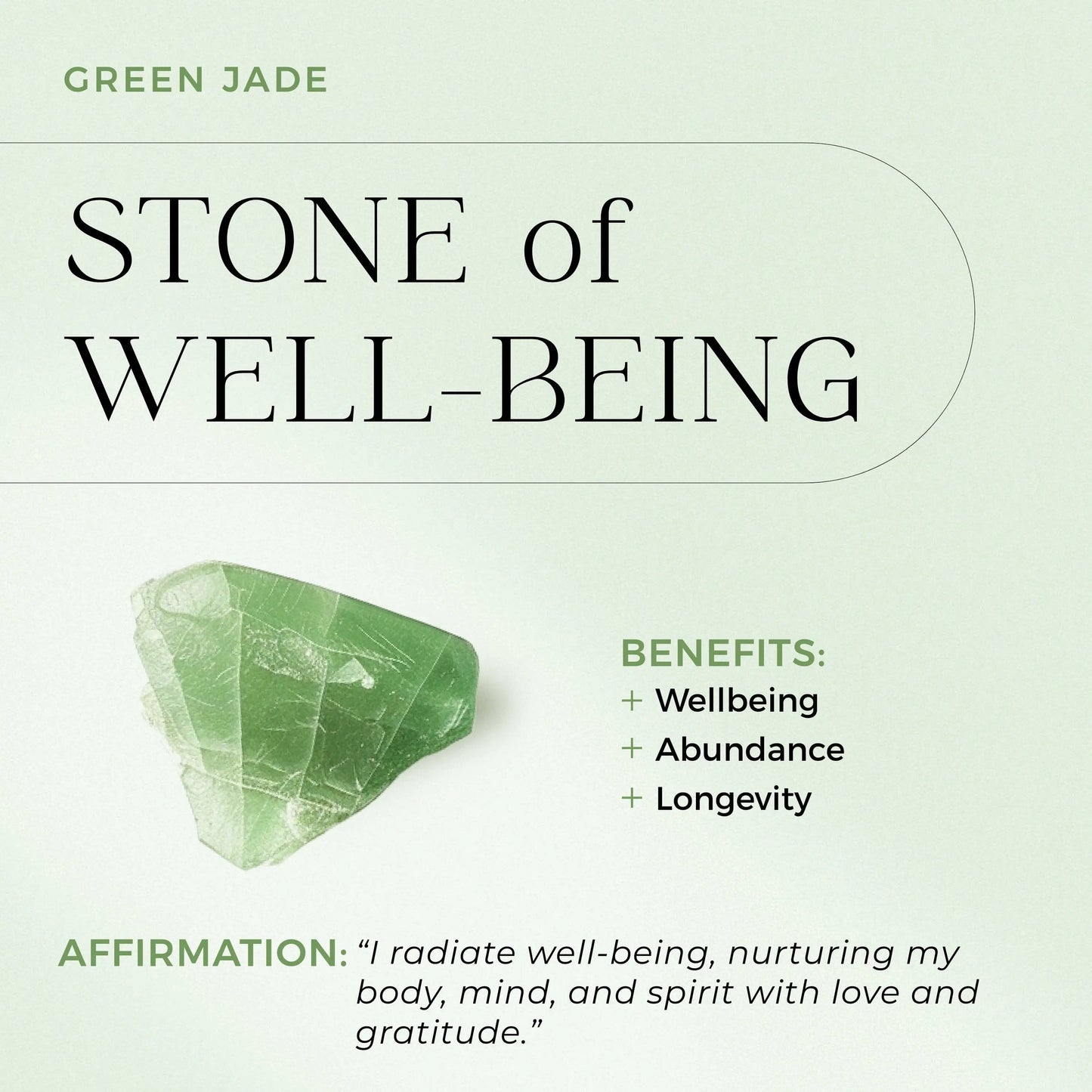 Green Jade Necklace - Crescent Moon Moon Magic