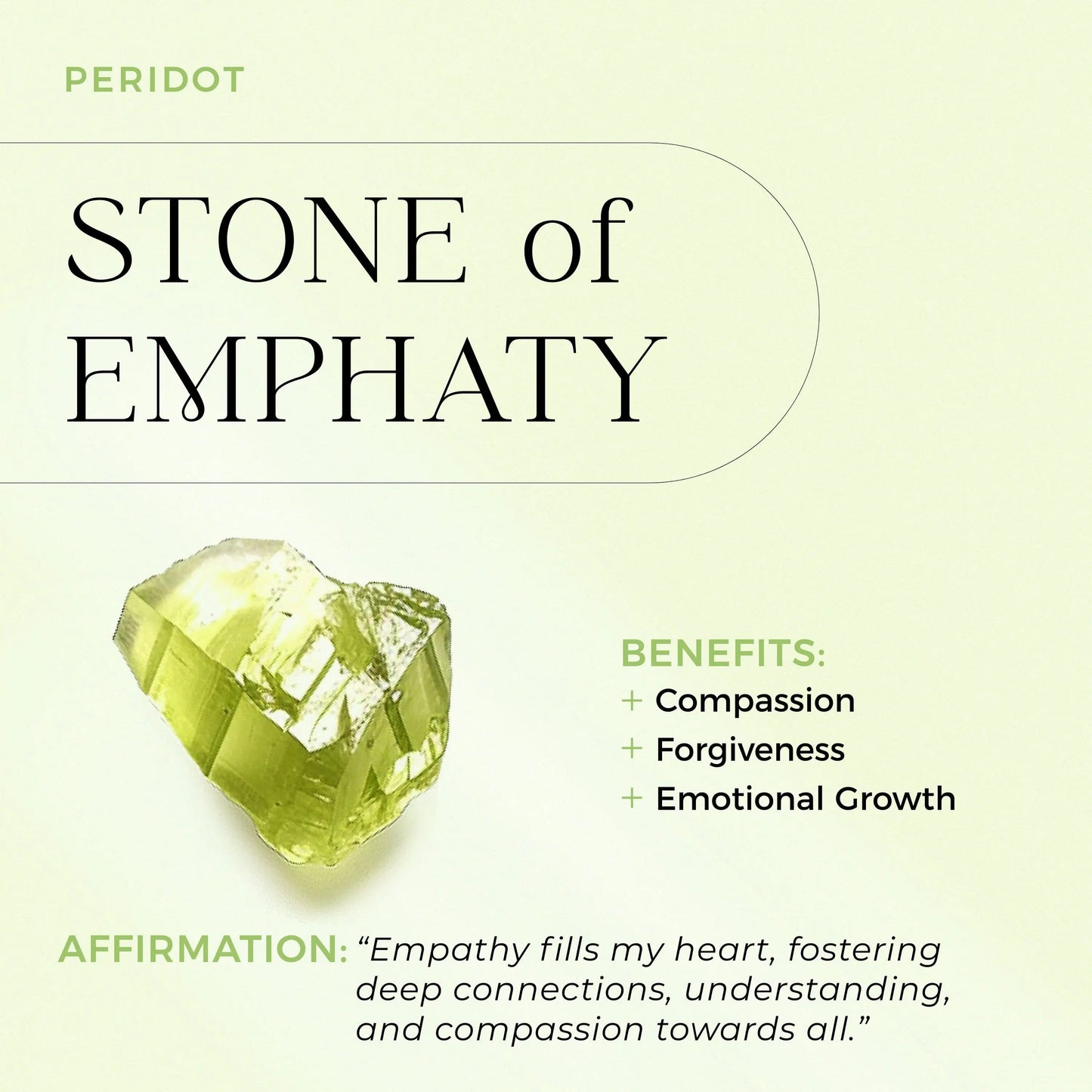 Peridot Studs - Solitaire Moon Magic