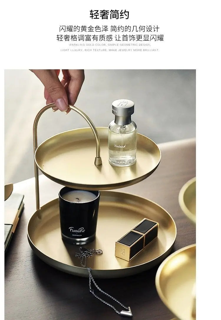 Brass Desk Tray Organizer Gifts for Designers